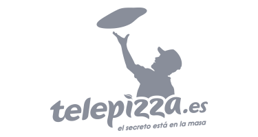 logos telepizza gris